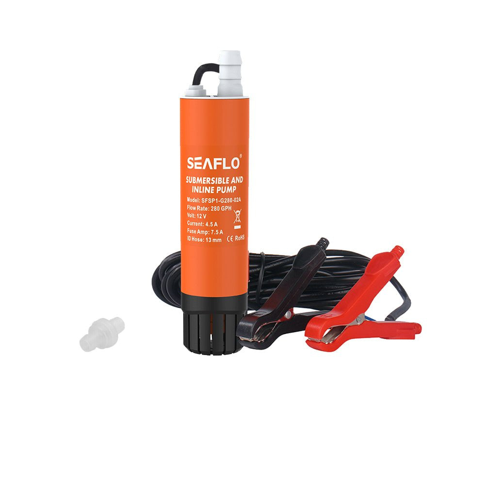 SEAFLO Submersible & Inline 12 VPump – 17L/min Water & Diesel Transfer Pump