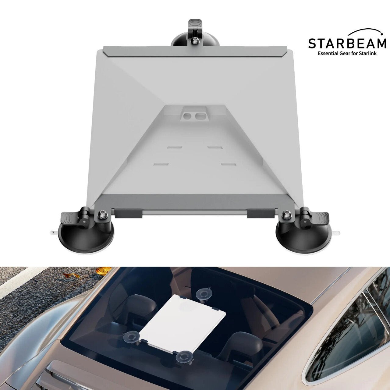 Starlink Mini Triple Suction Cup Window / Sunroof Mount