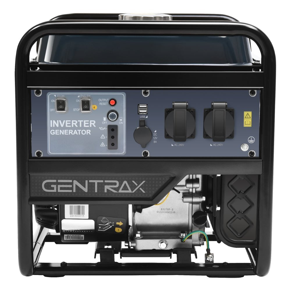 Gentrax 3500kW Open Frame Generator – Pure Sine Wave Inverter, Quiet, Portable Power (3.0kW Rated Output) — photo 4