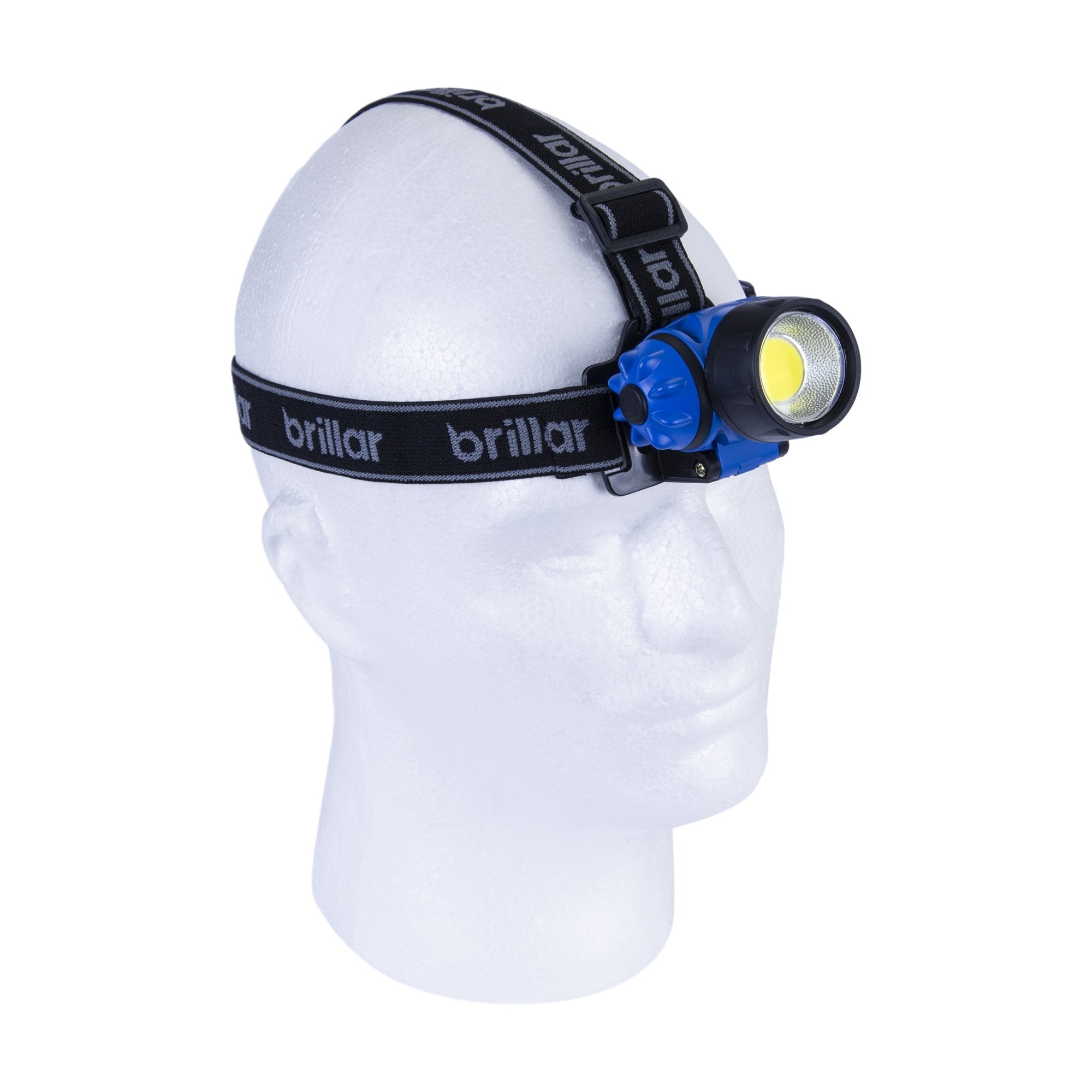 Brillar 3 Mode Headlamp – Blue | 120 Lumens COB LED with Adjustable Strap