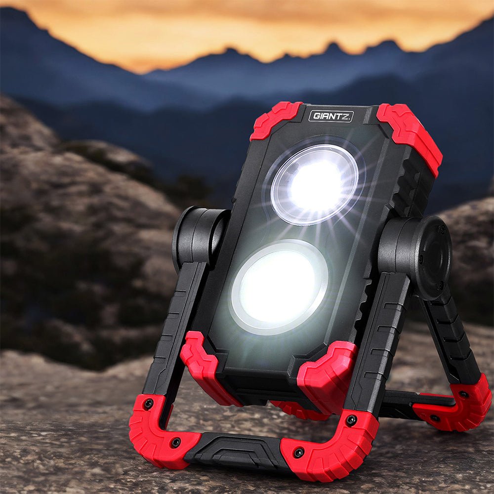 Giantz Rechargeable Work Light – 1000LM LED Folding Torch with USB & Power Bank — photo 7
