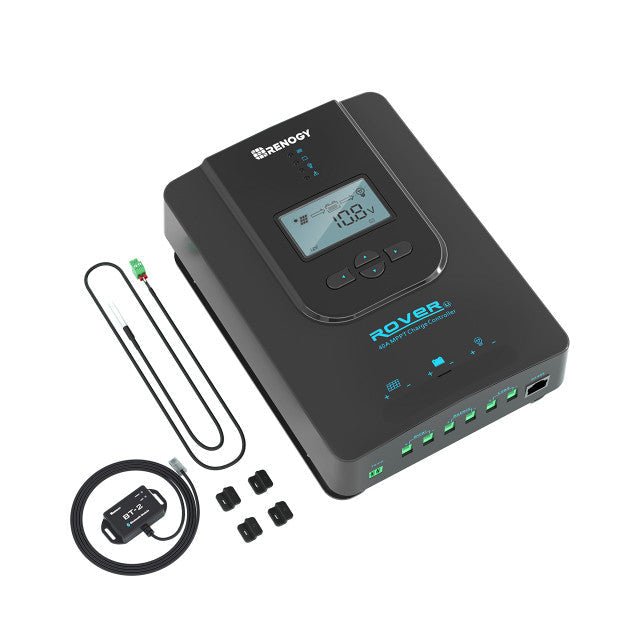 Renogy Rover Li 40A MPPT Solar Charge Controller – Max Efficiency, Battery Protection & Remote Monitoring