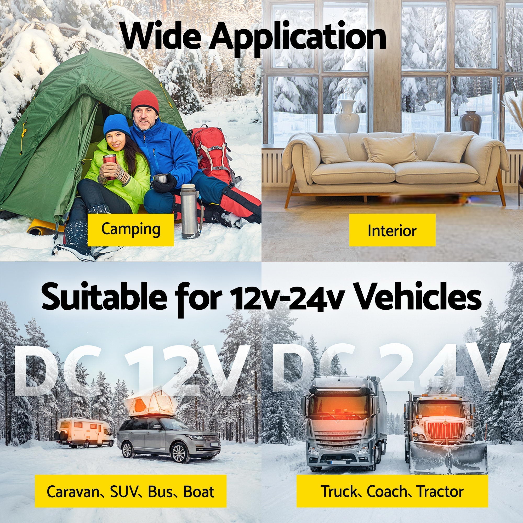 Giantz Diesel Air Heater All-in-one 12/24V 5KW LCD Remote Control for Car RV Indoors machinery — photo 7