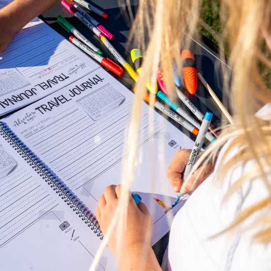 Family Pack – Caravan Log Book, Kids Travel Journals & Pegless Clotheslines — photo 3