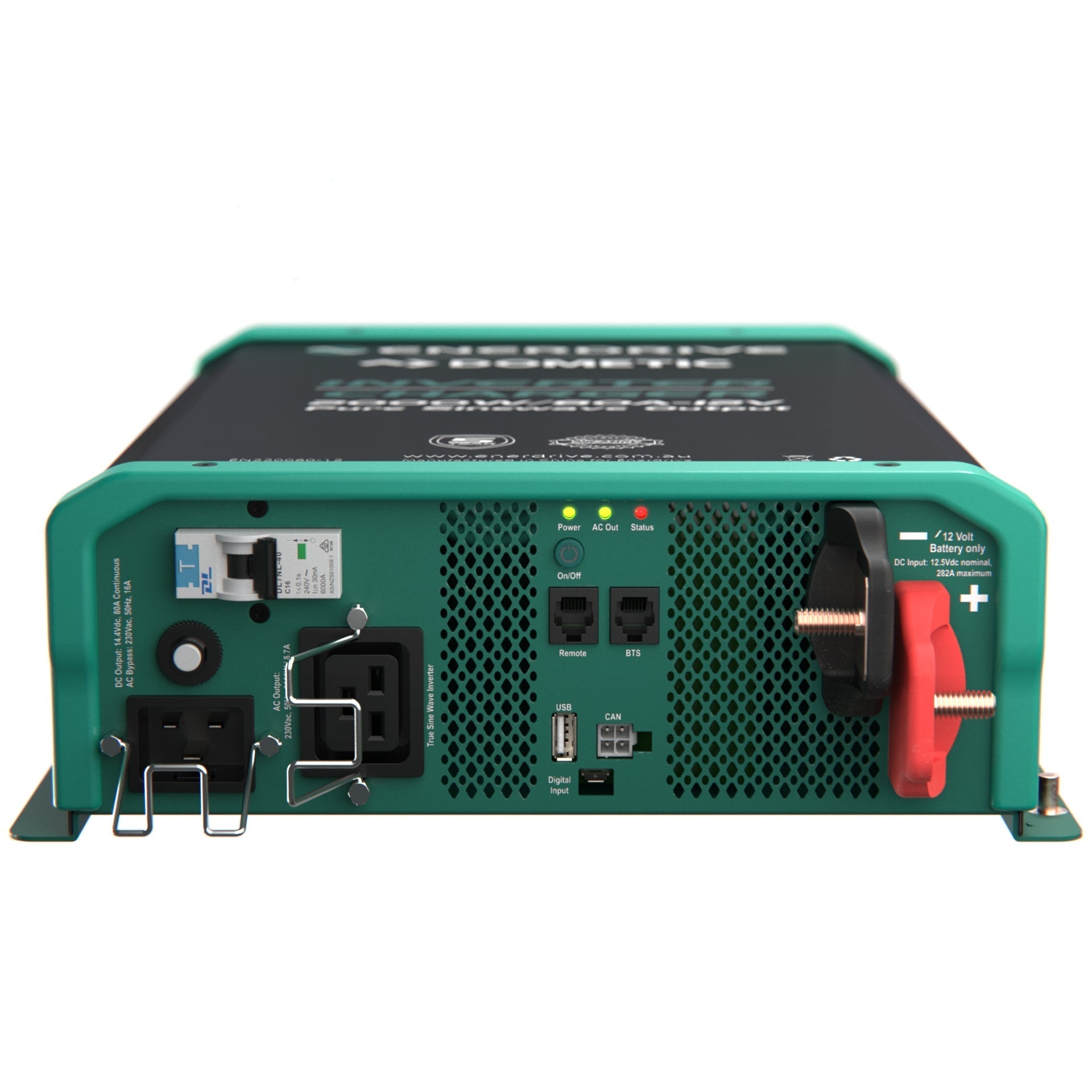 Enerdrive Inverter/Charger 2000W/80A – 12V (Combi Unit) — photo 3