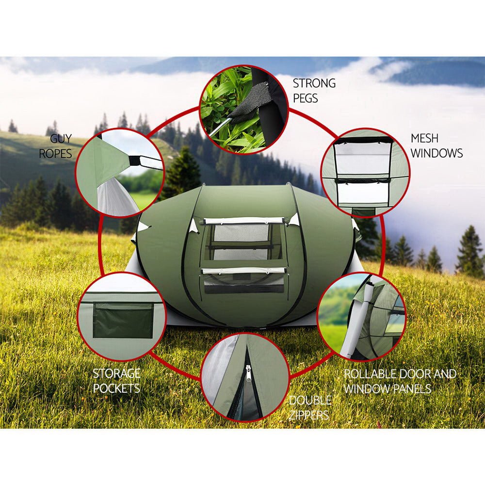 Weisshorn Instant Up Camping Tent – 4–5 Person — photo 5