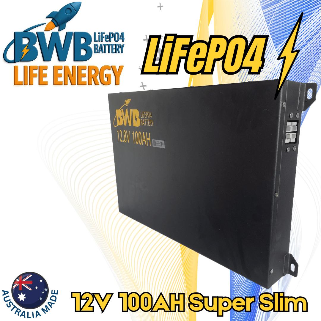 BWB Super Slim 100Ah 12V LiFePO₄ Lithium Battery (Optional Bluetooth Monitoring) — Australian Made — photo 3
