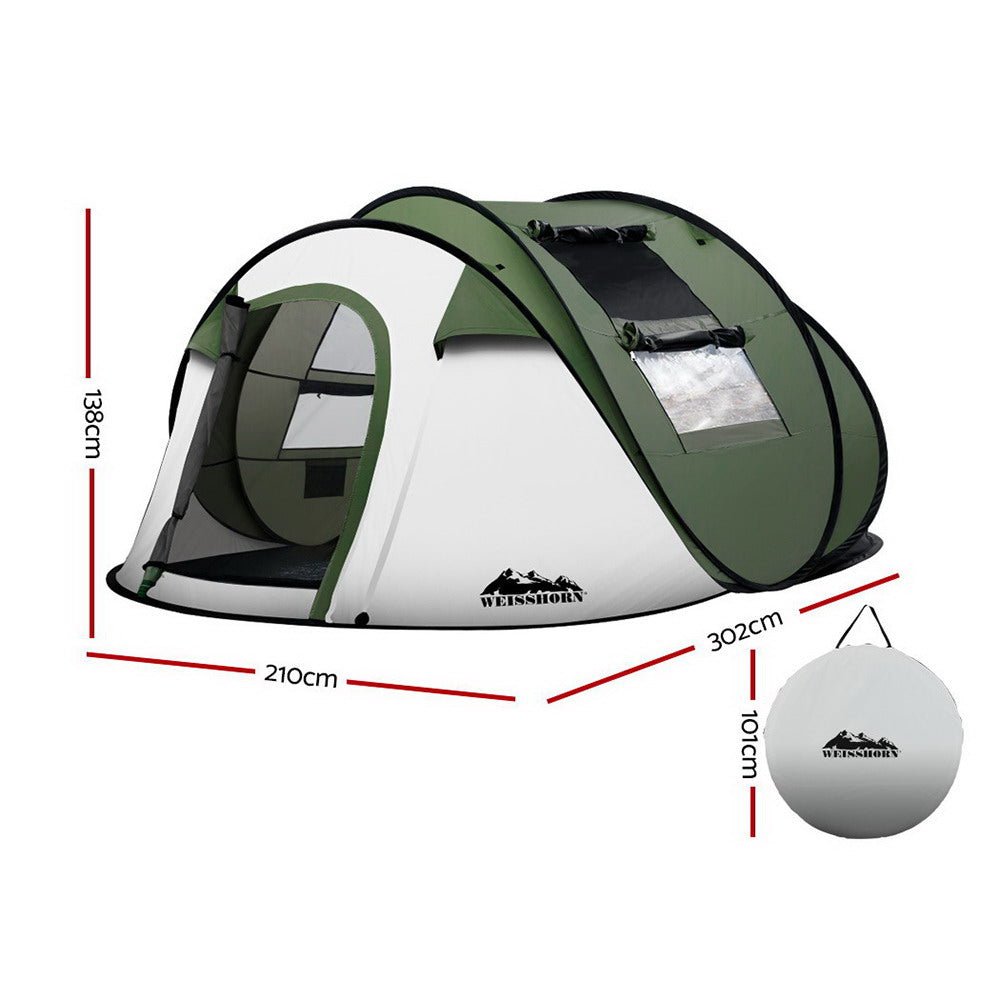 Weisshorn Instant Up Camping Tent – 4–5 Person — photo 2