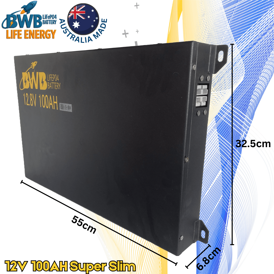 BWB Super Slim 100Ah 12V LiFePO₄ Lithium Battery (Optional Bluetooth Monitoring) — Australian Made — photo 4