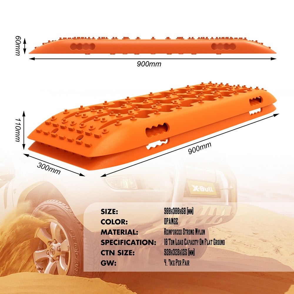 X-BULL Recovery Tracks Gen 2.0 for Sand, Snow and Mud - Orange — photo 3