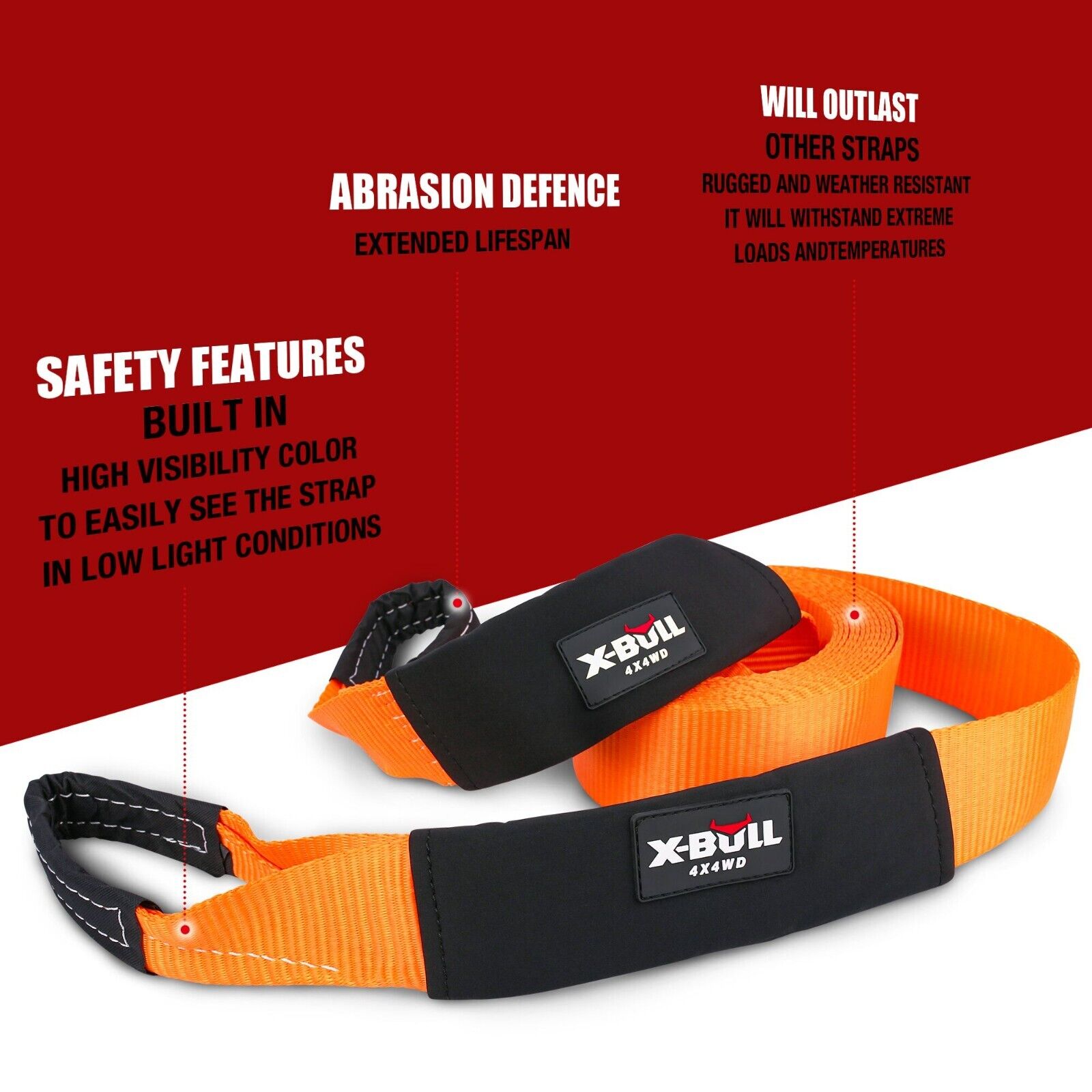 X-BULL 12-Piece Winch Recovery Kit – The Ultimate Off-Road 4X4 Solution — photo 8