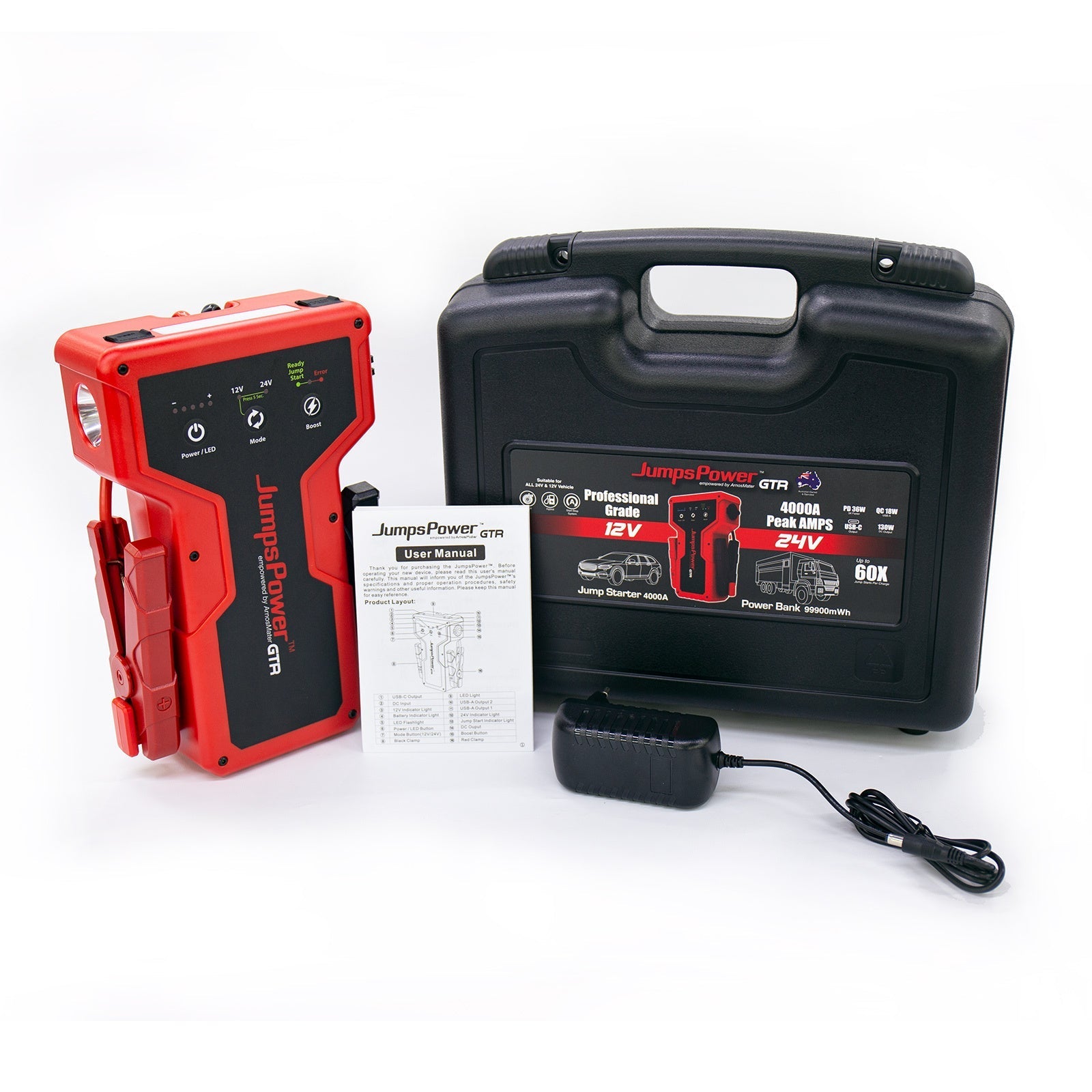 JumpsPower GTR 4000A Jump Starter & Power Bank — photo 9