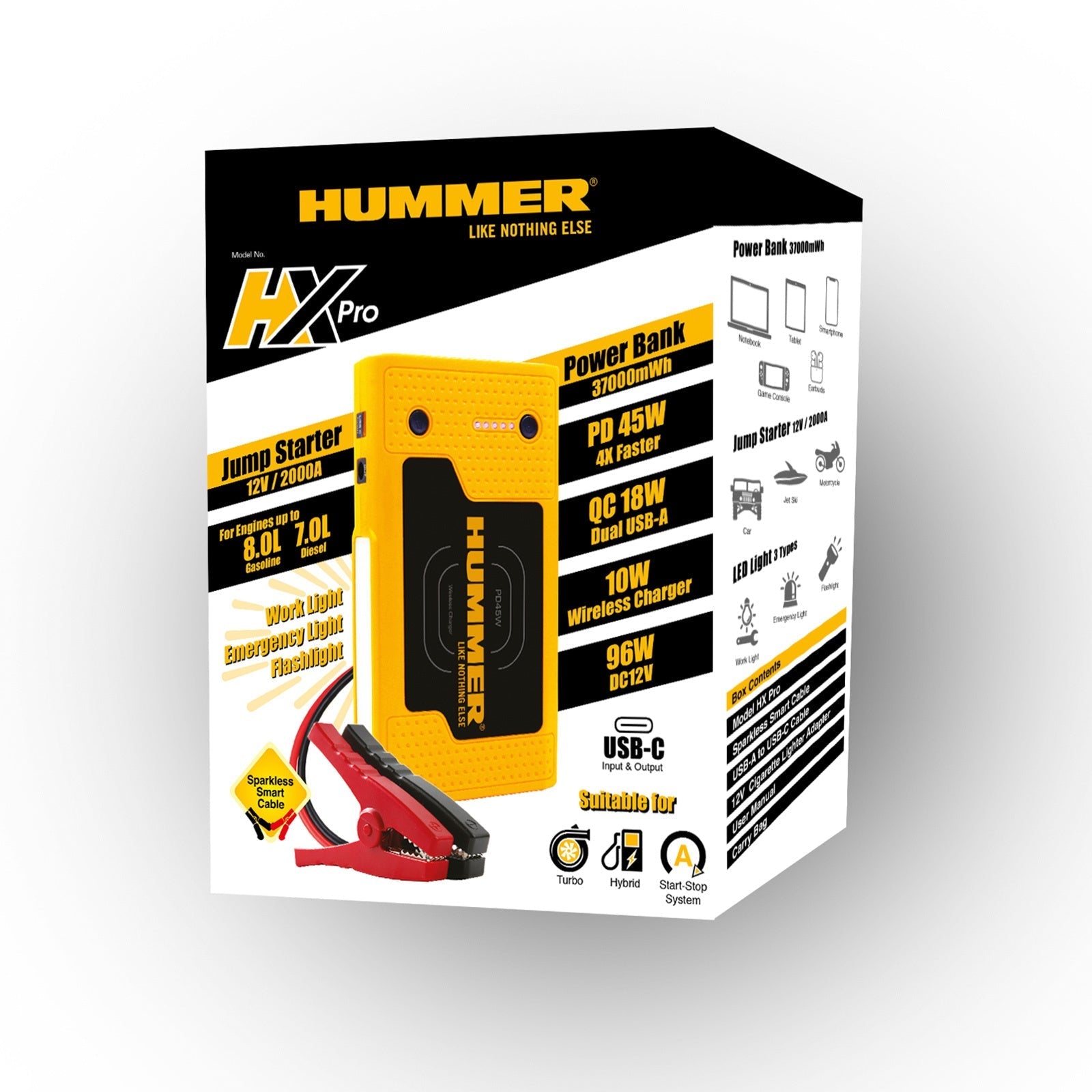 Hummer HX Pro 2000A Jump Starter & Power Bank — photo 4