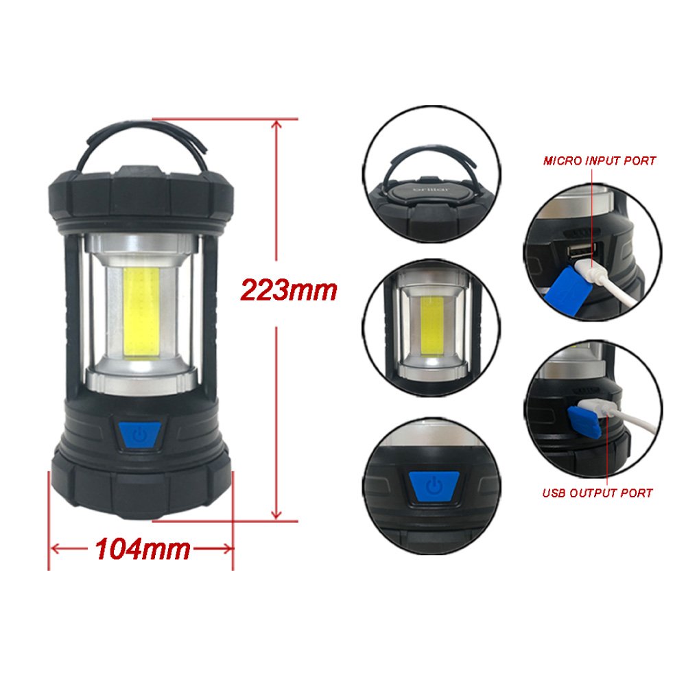 Brillar Nomad 800 COB LED Rechargeable Lantern – Ultra-Bright, Rugged & Reliable — photo 3