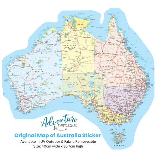 Travellers Pack – Caravan Log Book, Pegless Clothesline & Australia Map Sticker — photo 7
