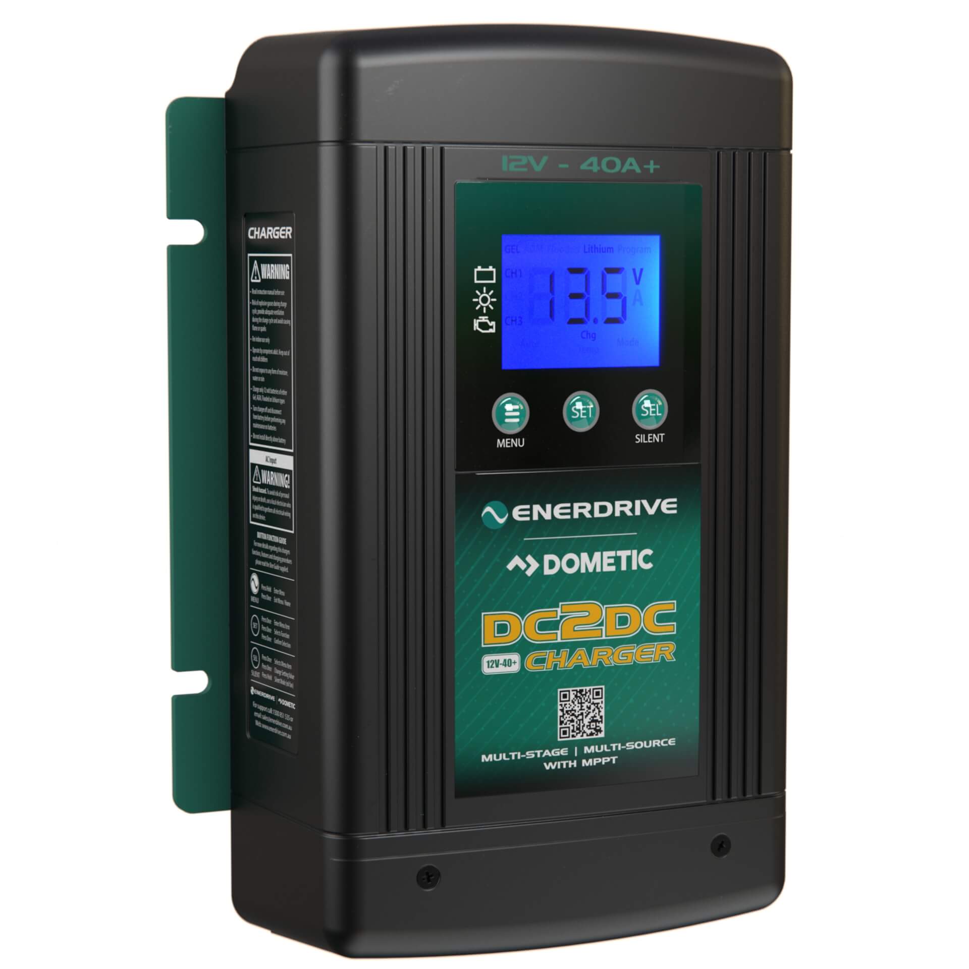Enerdrive DC2DC Battery Charger – 12V 40A+ (Dual Input with MPPT Solar) — photo 3