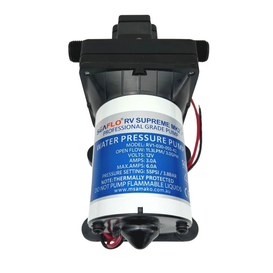 Seaflo RV Supreme MK2 12V Caravan Water Pump - 11.3L/Min — photo 3
