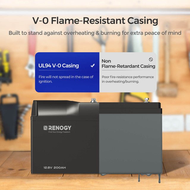 Renogy 12V 200Ah Pro Deep Cycle LiFePO₄ Lithium Battery – Bluetooth, Self-Heating & Extreme Safety — photo 3