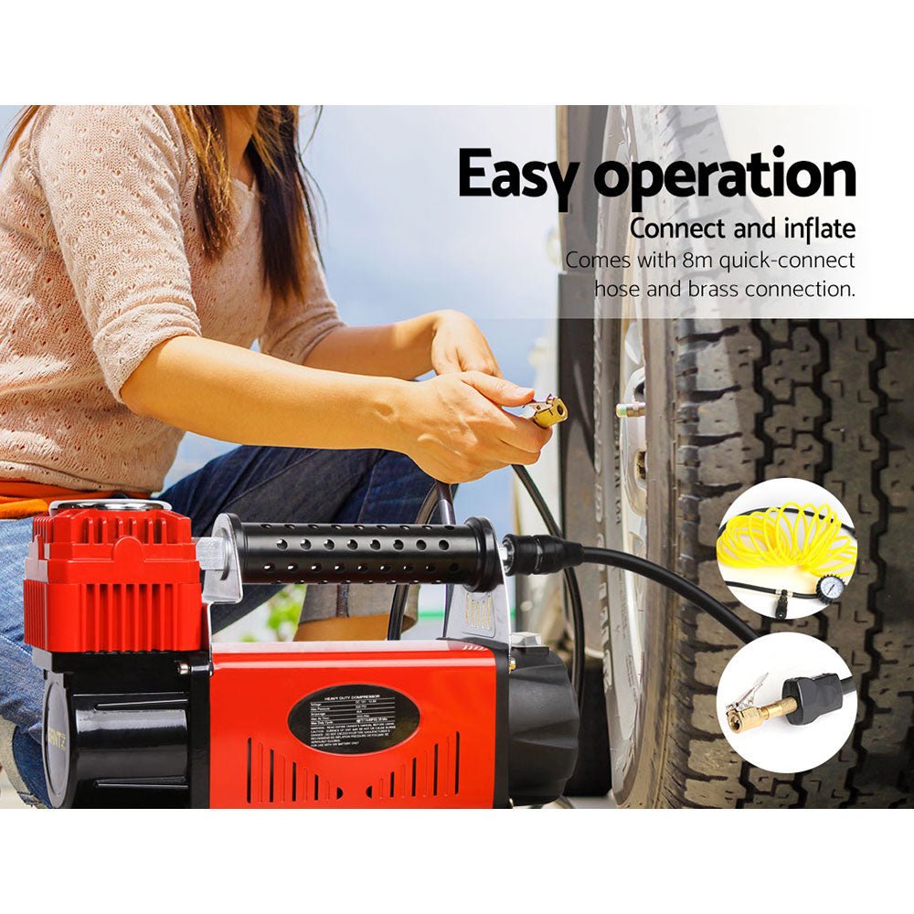 GIANTZ 12V Air Compressor – 320L/min Portable Inflator & Deflator — photo 3
