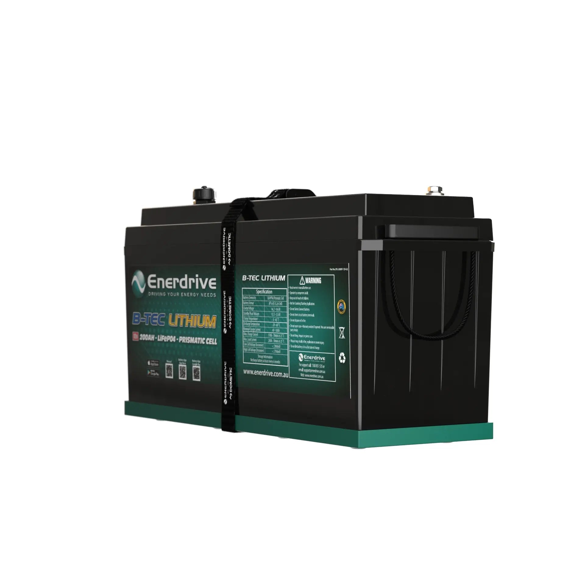 Enerdrive B-TEC 200Ah 12V Gen2 LiFePO₄ Battery — photo 2