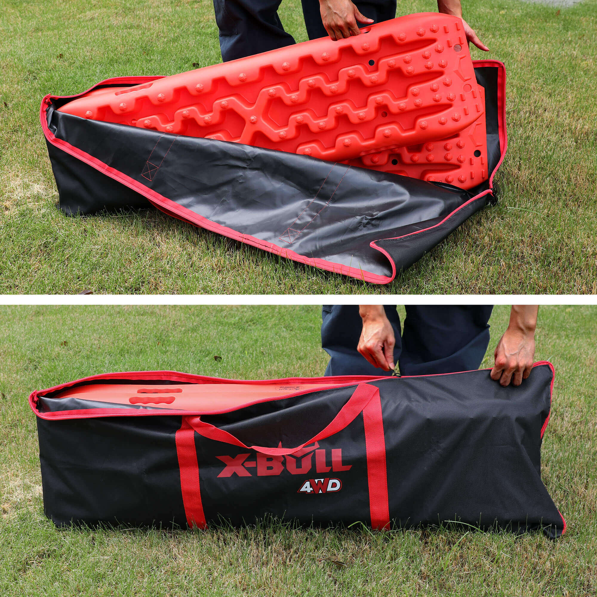 X-BULL Recovery Tracks Carry Bag – Heavy-Duty 4WD Storage (Black) — photo 2