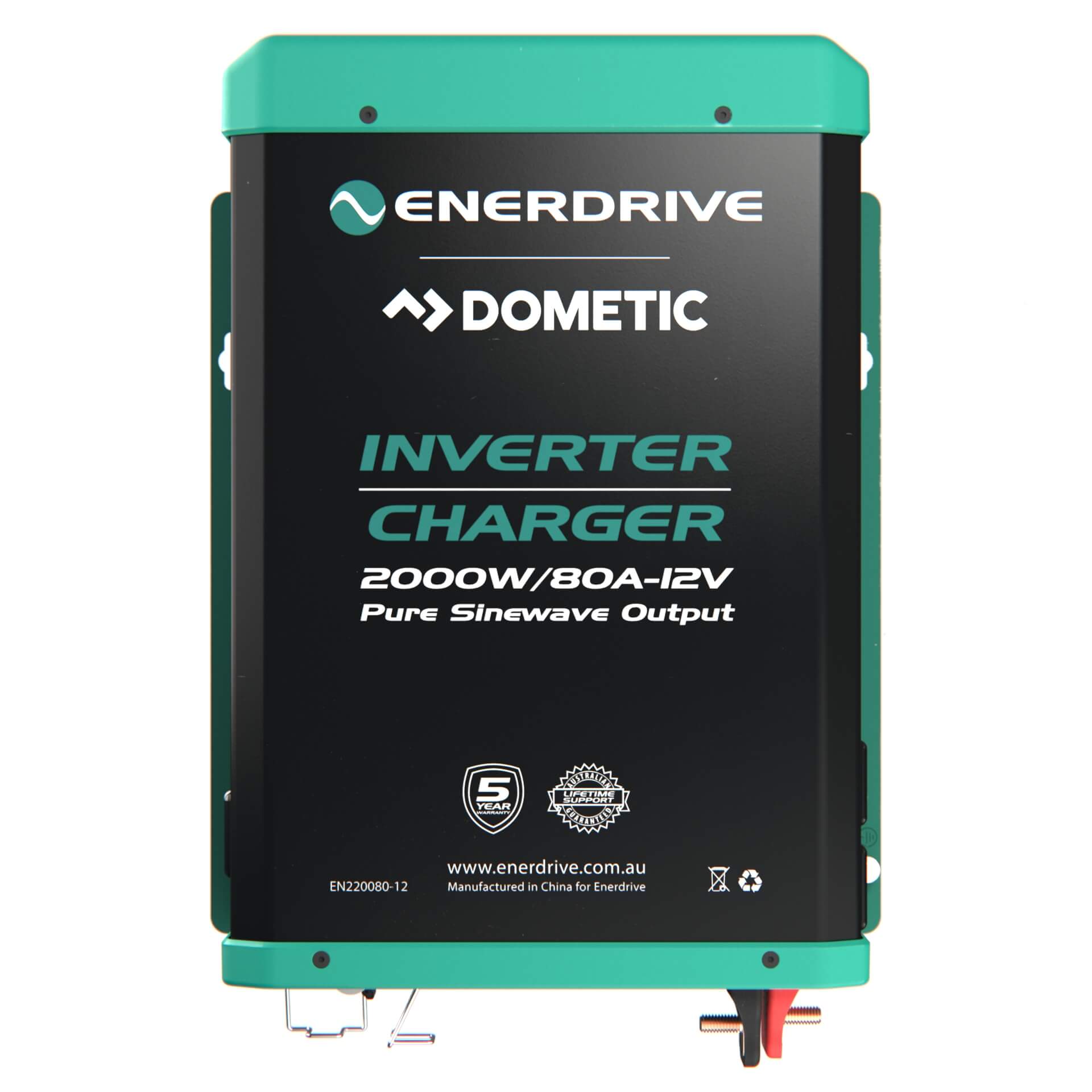 Enerdrive Inverter/Charger 2000W/80A – 12V (Combi Unit)