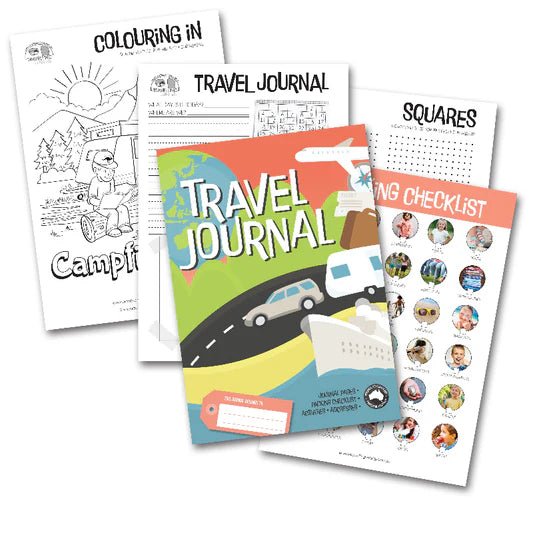 Family Pack – Caravan Log Book, Kids Travel Journals & Pegless Clotheslines — photo 2