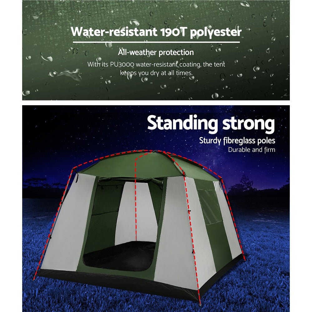 Weisshorn Camping Tent – 6 Person Family Dome — photo 7