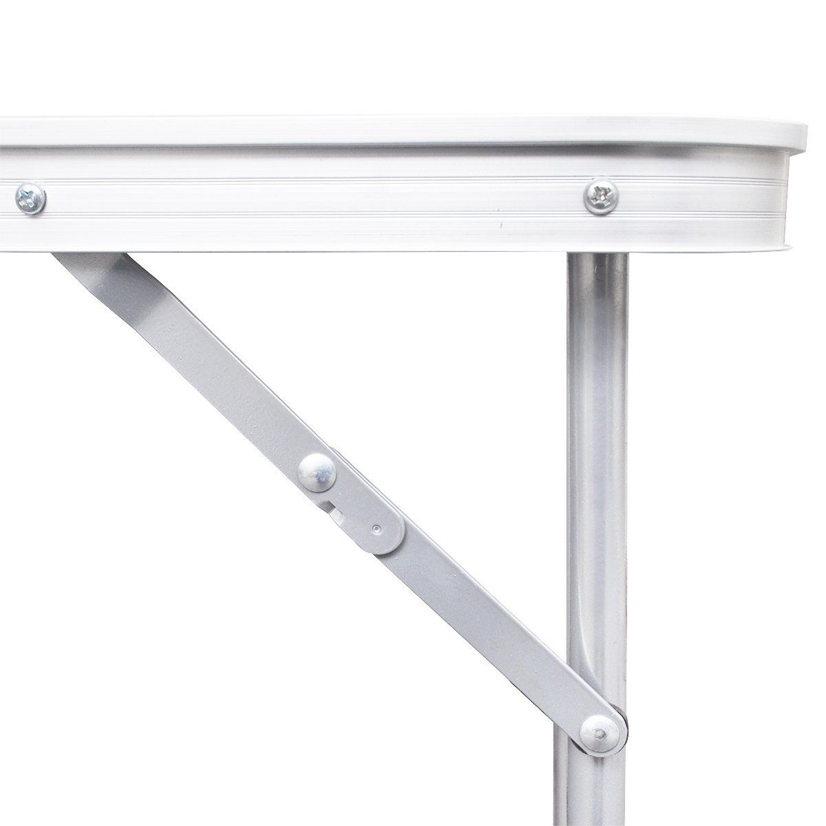 Aluminium Folding Portable Camping & Picnic Table – 120 x 60cm (White) — photo 5