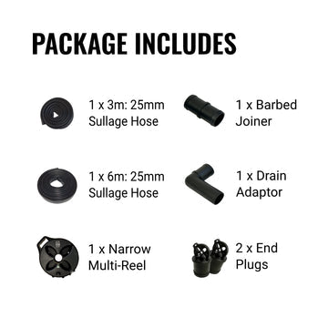 Flat Out 9m Sullage Hose Kit (25mm) – Narrow Multi-Reel — photo 4