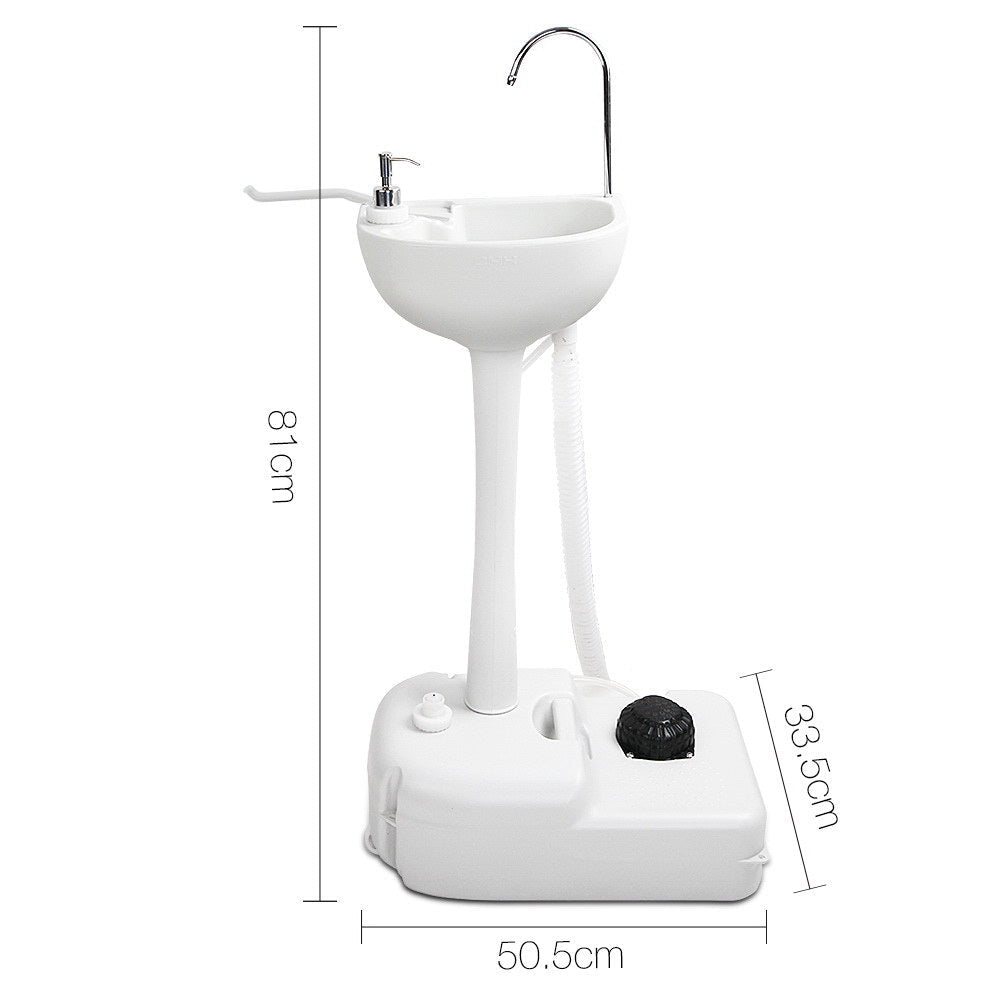 Weisshorn Portable Camping Hand Wash Sink – 19L Water Capacity — photo 2