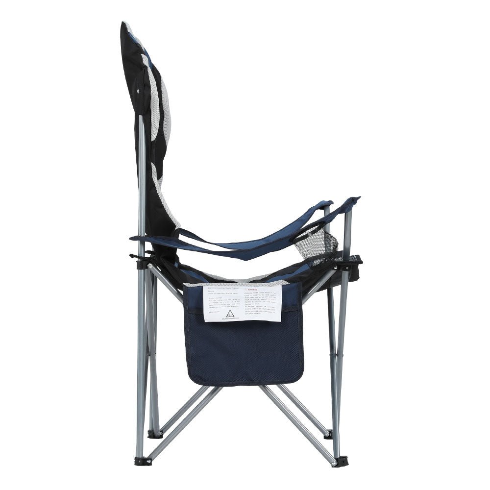 Weisshorn Folding Camping Chair – 2-Pack | Portable Outdoor Chairs for Camping, Hiking, Fishing & Picnics (Navy) — photo 4