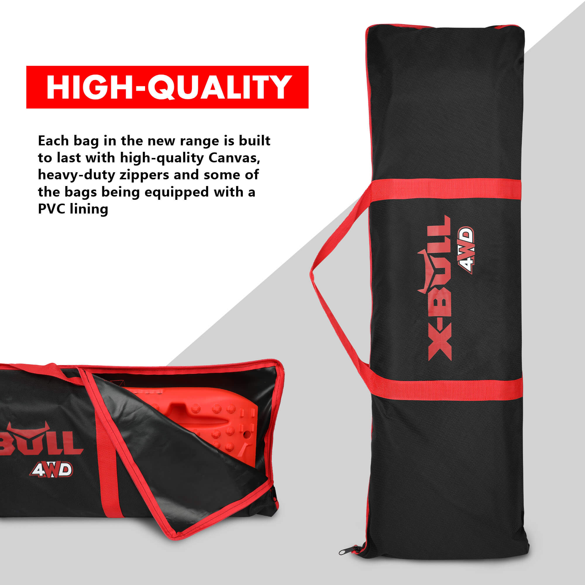 X-BULL Recovery Tracks Carry Bag – Heavy-Duty 4WD Storage (Black) — photo 7