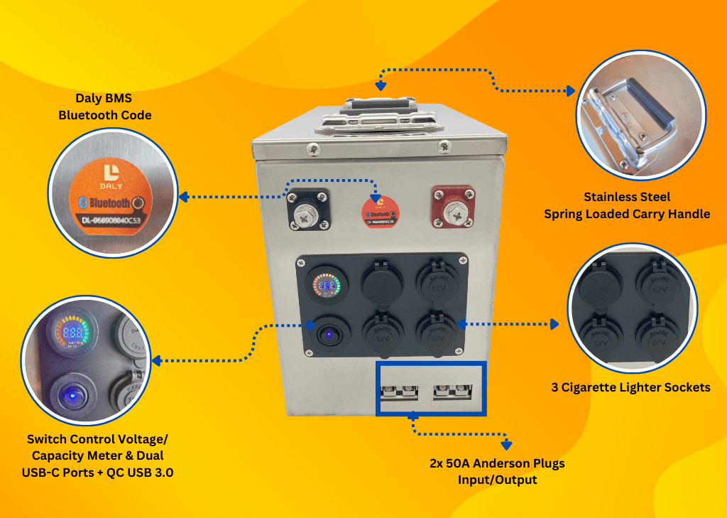 BWB 200Ah 12V LiFePO₄ Lithium Battery (Optional Bluetooth Monitoring) — Australian Made — photo 5