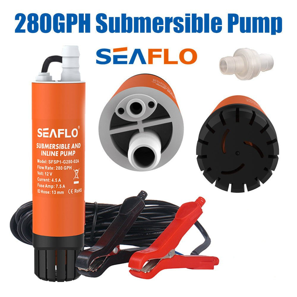 SEAFLO Submersible & Inline 12 VPump – 17L/min Water & Diesel Transfer Pump — photo 3