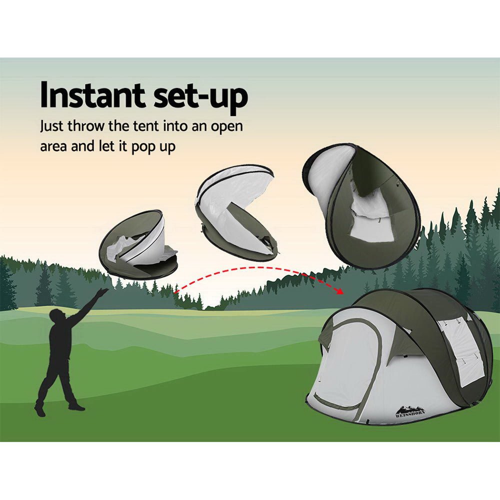 Weisshorn Instant Up Camping Tent – 4–5 Person — photo 4