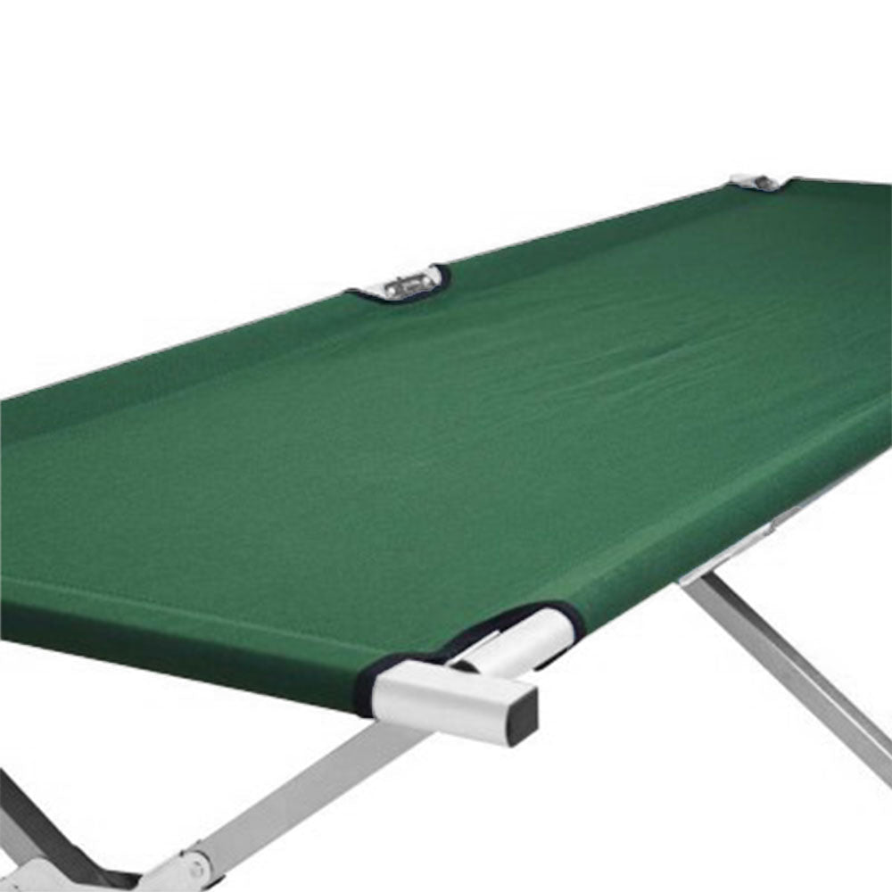 Camping Bed Folding Stretcher Lightweight w/ Carry Bag – Green — photo 7
