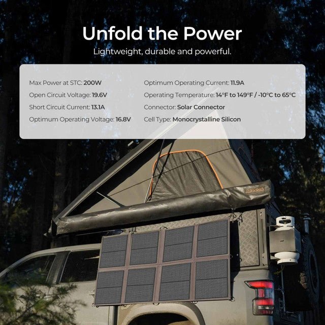 Renogy 200W Portable Solar Panel Blanket – Lightweight, Foldable & High Efficiency — photo 2