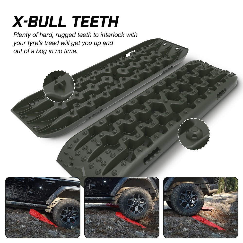 X-BULL Gen 3.0 Recovery Tracks Kit – 10T Sand, Snow & Mud Recovery Solution - Olive — photo 7