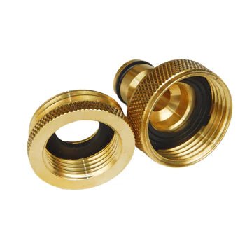 Flat Out Brass Tap Adaptor 3/4" & 1" to Snap-On Fitting — photo 2
