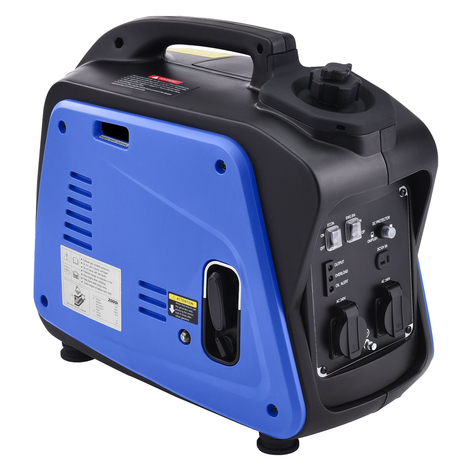 Gentrax 2000W Generator – Pure Sine Wave Inverter, Quiet & Compact Power for Camping & Caravanning (1.7kW Rated Output) — photo 4