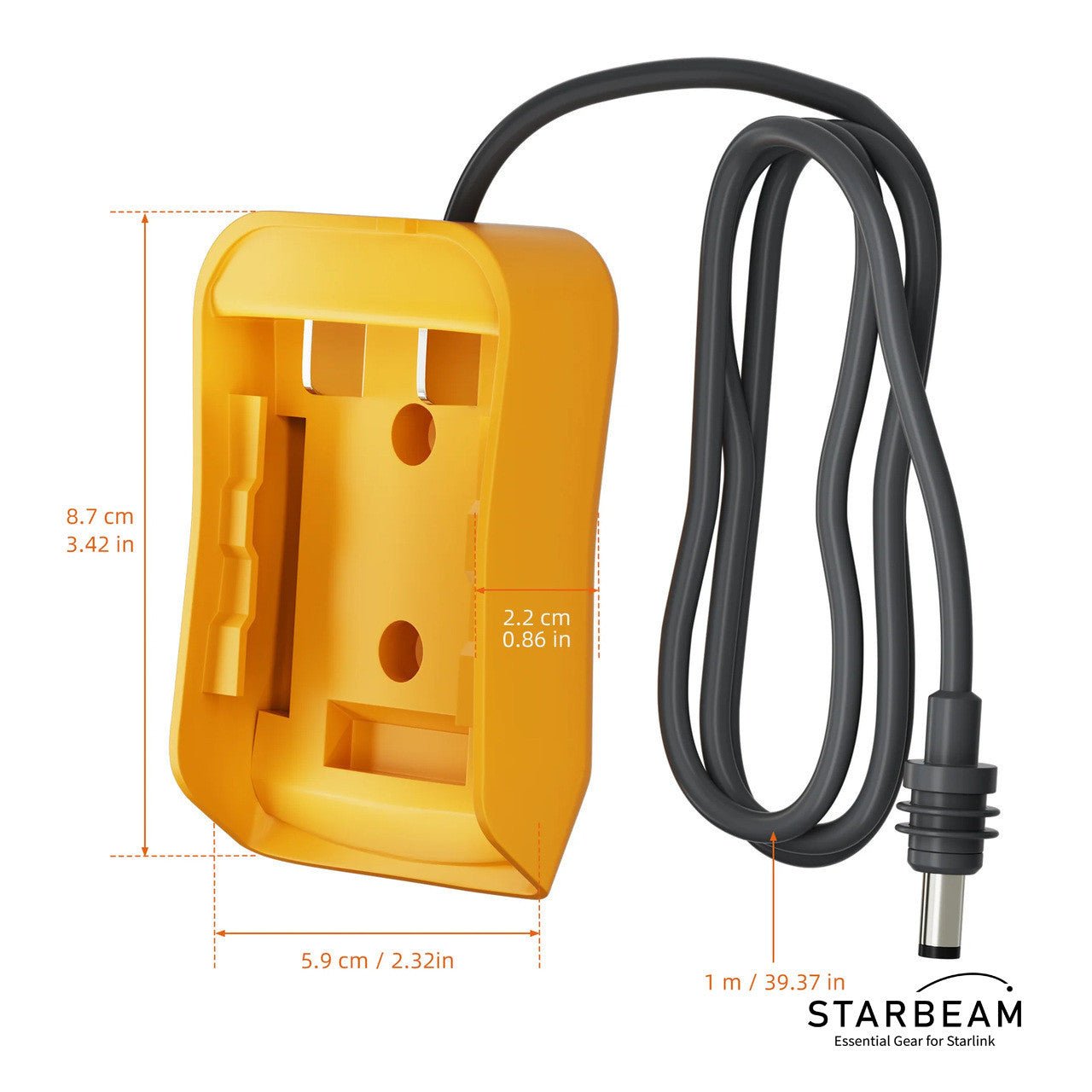 Starlink Mini Power Tool Battery Adapter – 18V Battery Compatible (Milwaukee, DeWalt, Makita, Ryobi) — photo 5