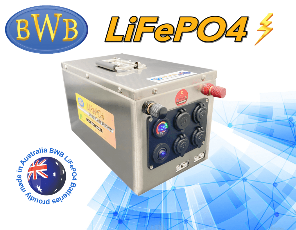BWB 100Ah 12V LiFePO₄ Lithium Battery (Optional Bluetooth Monitoring) — Australian Made — photo 4