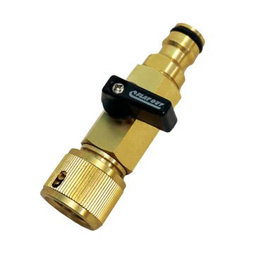 Flat Out Brass Shut-Off Valve