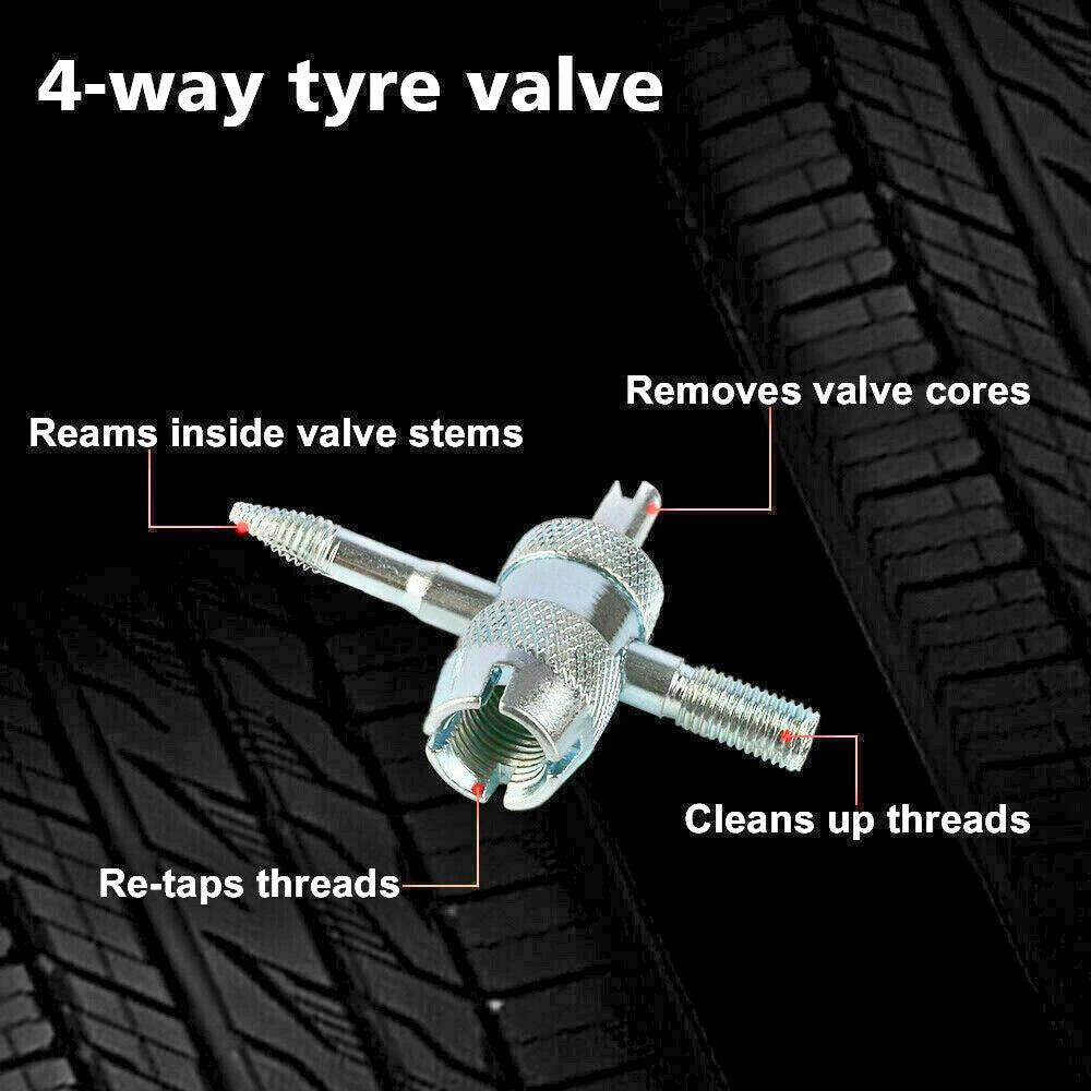 X-BULL Rapid Tyre Deflator with Pressure Gauge – 4WD Air Valve Tool — photo 4