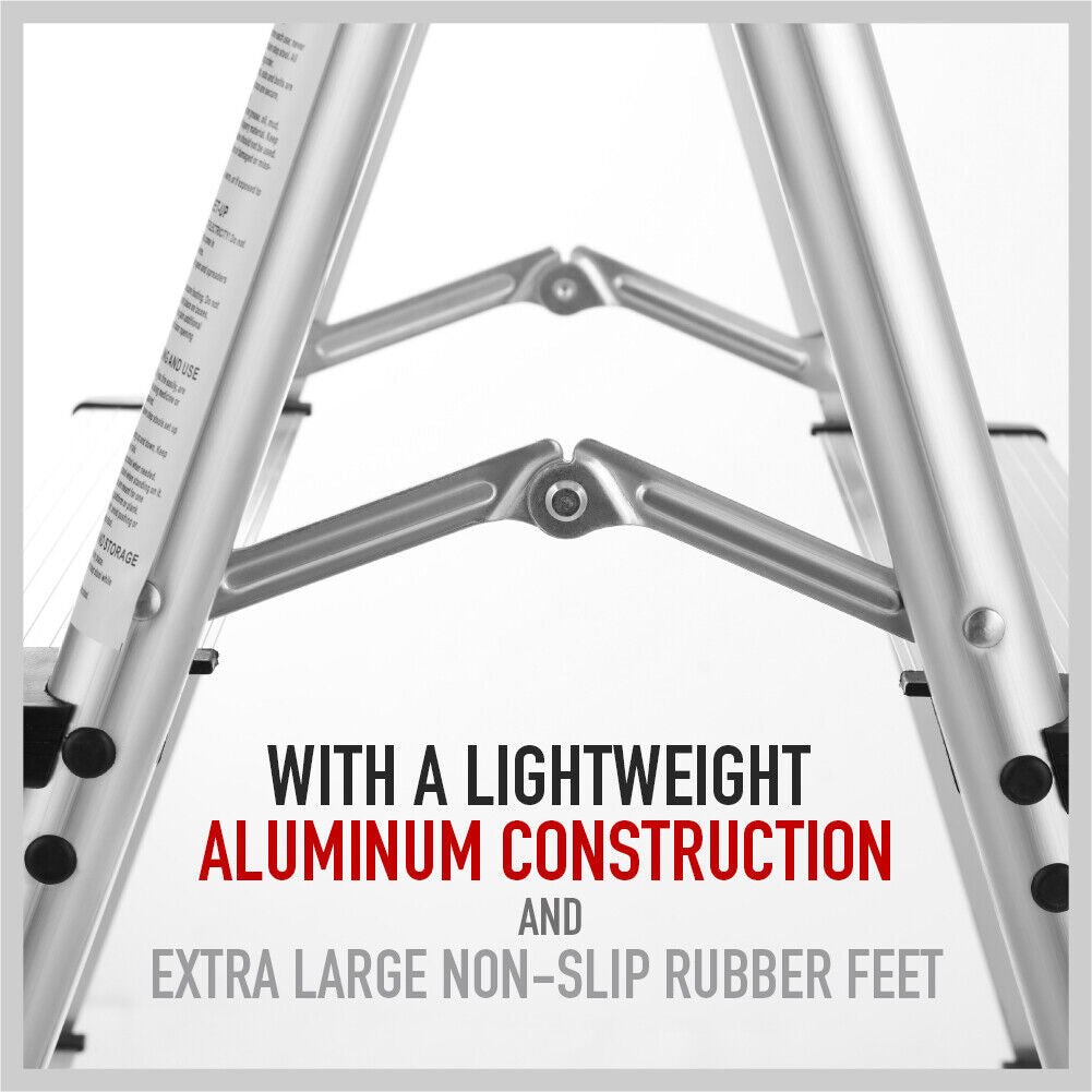 HORUSDY 2-Step Folding Ladder – Lightweight, Compact & Built for Camping and Caravan Life — photo 4