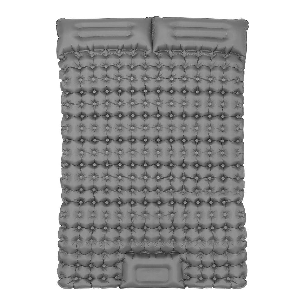Weisshorn Self-Inflating Camping Mattress – Double Sleeping Mat with Pillow | 9cm Thick Air Bed for Outdoor Comfort — photo 3