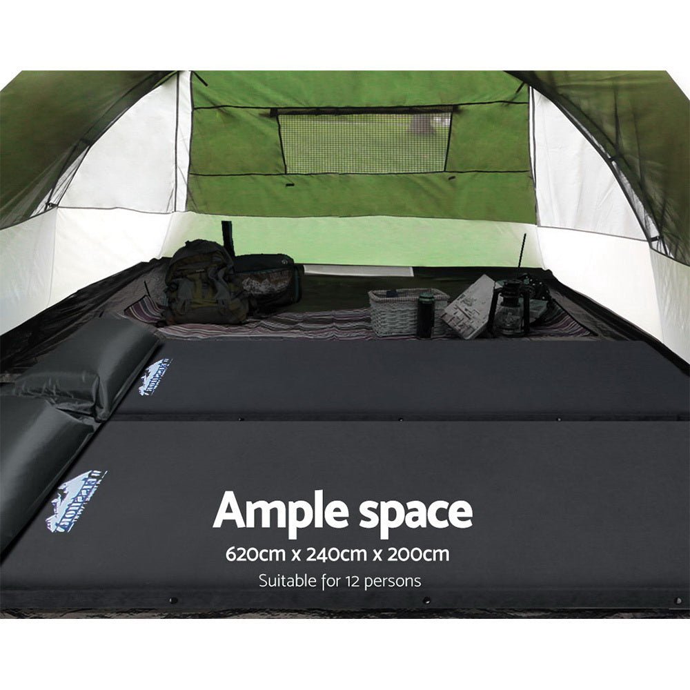 Weisshorn 12-Person Family Camping Tent – Green — photo 6