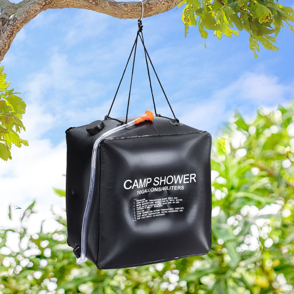 Weisshorn 40L Camping Shower Bag – Black — photo 5