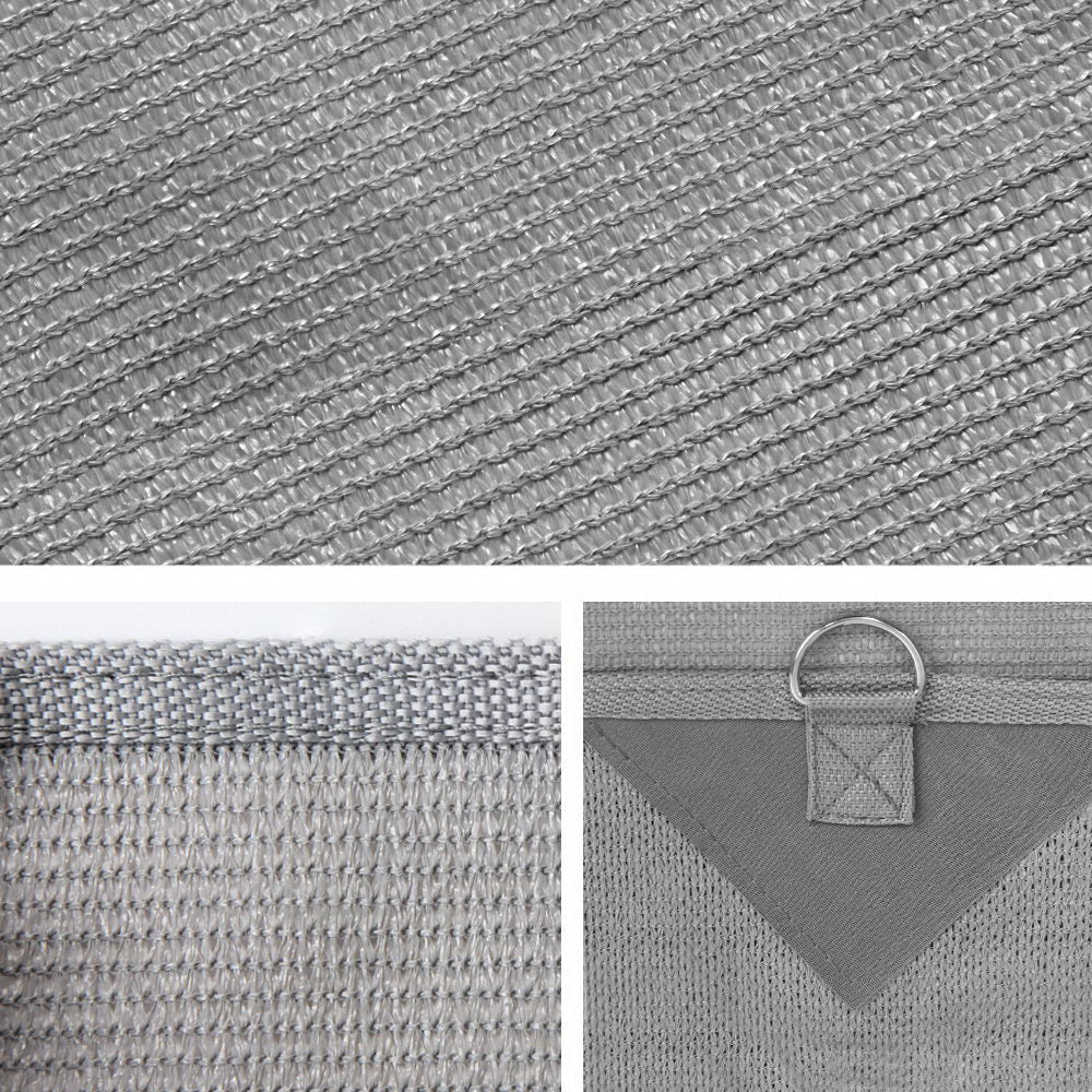 Caravan Privacy Screen - Sun Shade End Wall 2.1 x 1.8M – Grey — photo 3